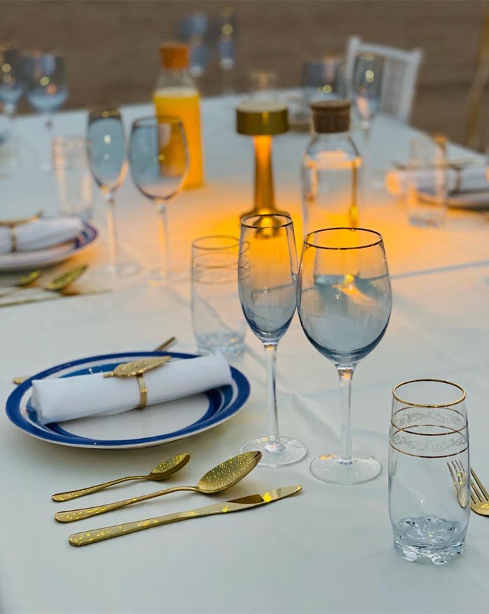 best private dinner in dubai desert