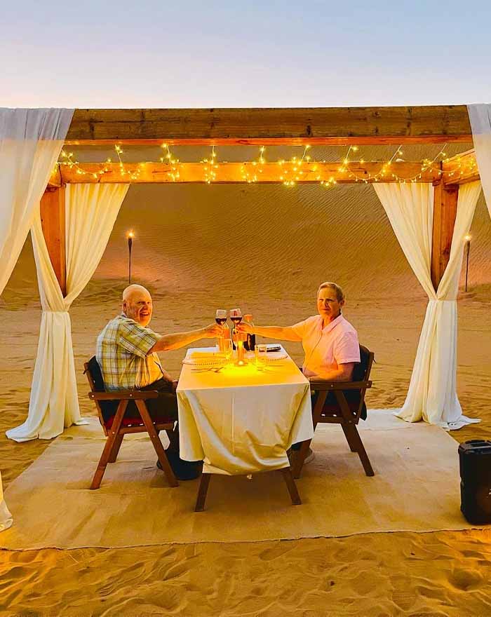 private dinner in dubai 