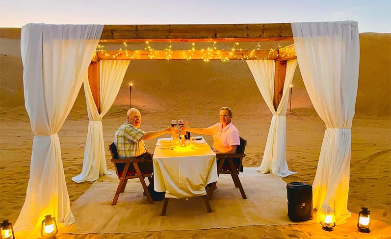 dubai desert overnight