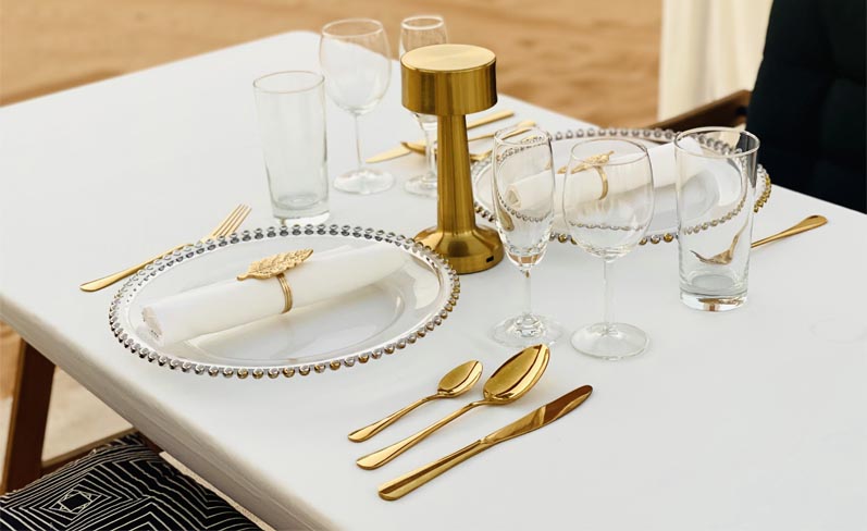 private dinner in dubai desert