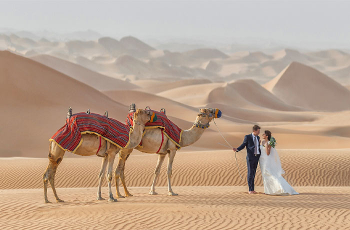 camel safari in dubai