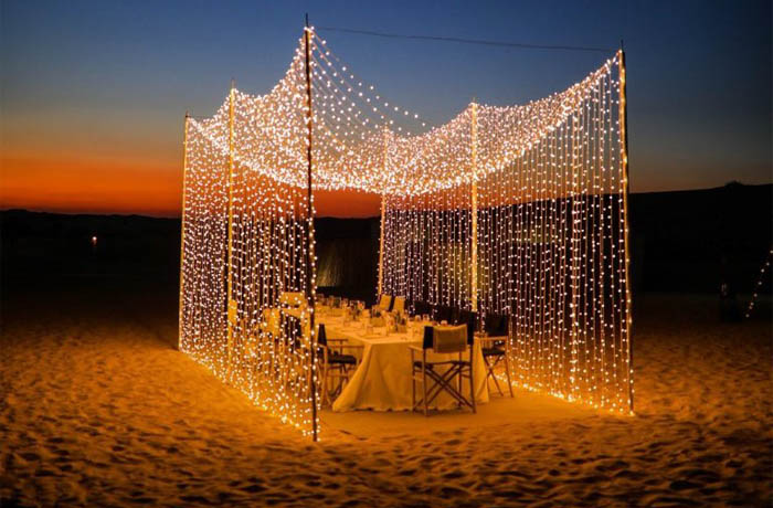 private dinner in dubai desert